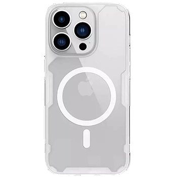 قاب شیشه ای شفاف  Iphone 13 Pro قابلیت شارژ با مگ سیف Clear Case with MagSafe